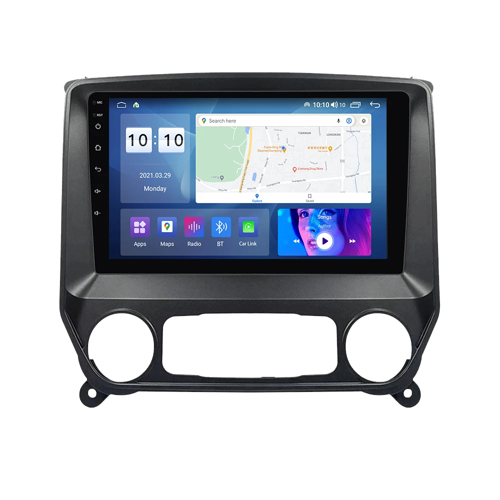 

MEKEDE 8G+128G carplay+auto dvd player for Chevrolet Silverado GMC Sierra 2014-2018 auto radio SWC 360 camera car audio android