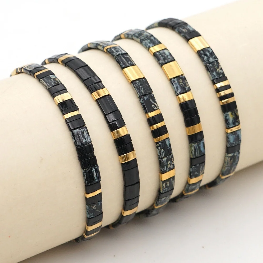 

Bohemia Miyuki Seed Beads Bracelet For Women Boho Handmade Charm Tila Bracelets Female Boho Jewelry 2022 New