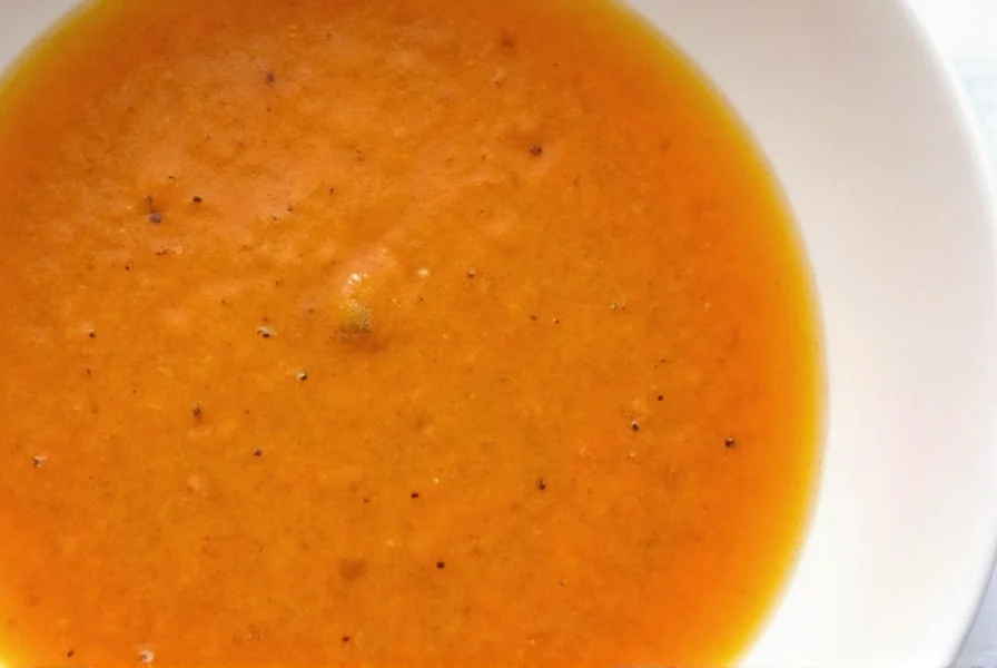 Fresh ginger carrot dressing in glass jar with ingredients surrounding it: carrots, ginger, orange, garlic, and sesame seeds