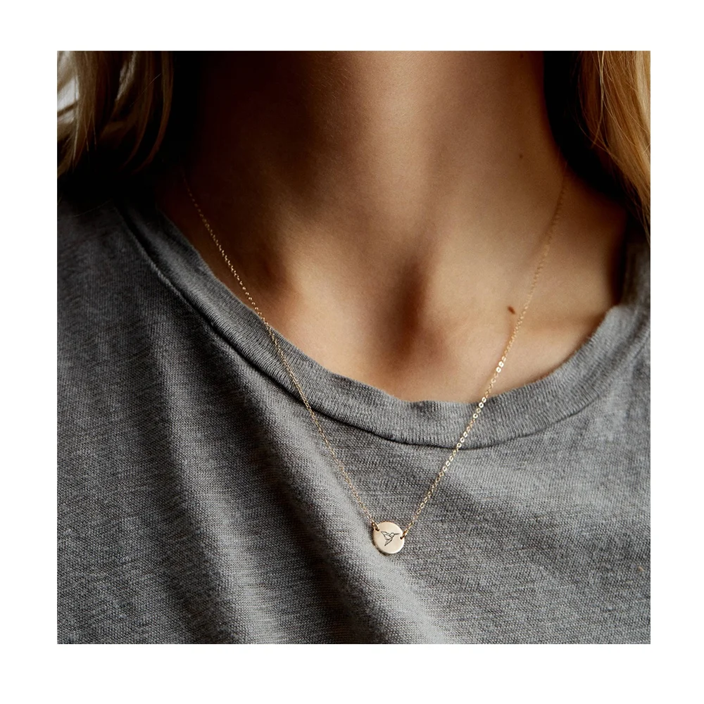 

Customised Logo Name Accessories Bestfriend Jewelry Display Boy Gold Plated Chain Pandent Necklace Women Men Stainless Steel