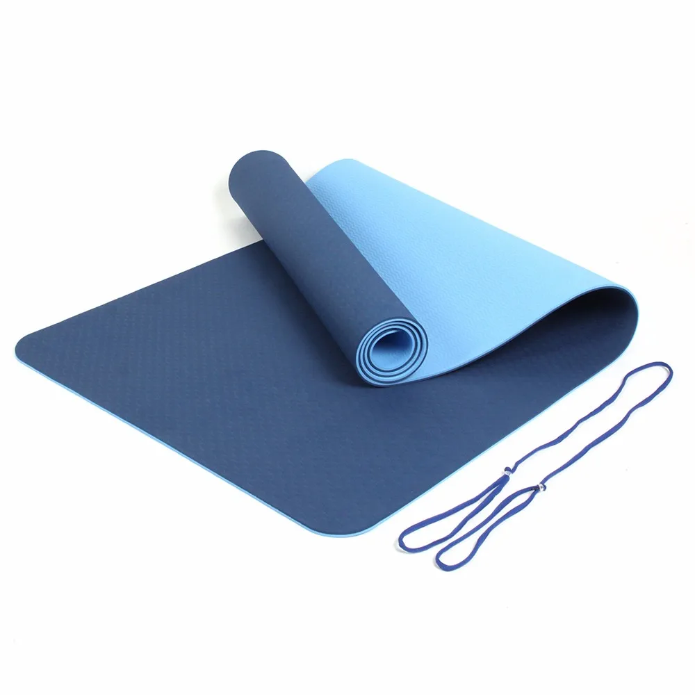 

China factory TPE yoga mat for outdoor exercise, Customized