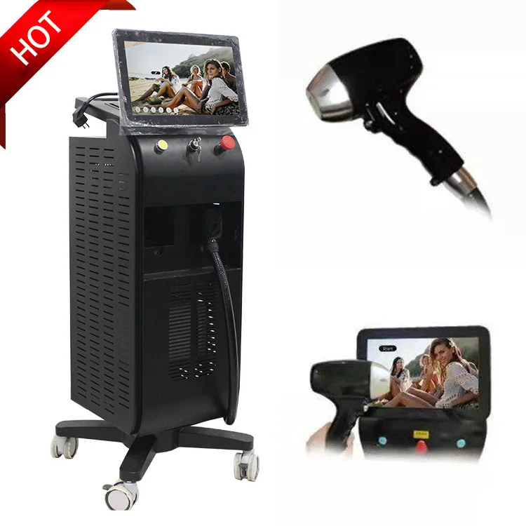 

Unique Products To Sell Laser q-Switch Nd Yag Diode Laser Hair Removal Machine 808 Hair Removal Diode Laser Handpiece, Black