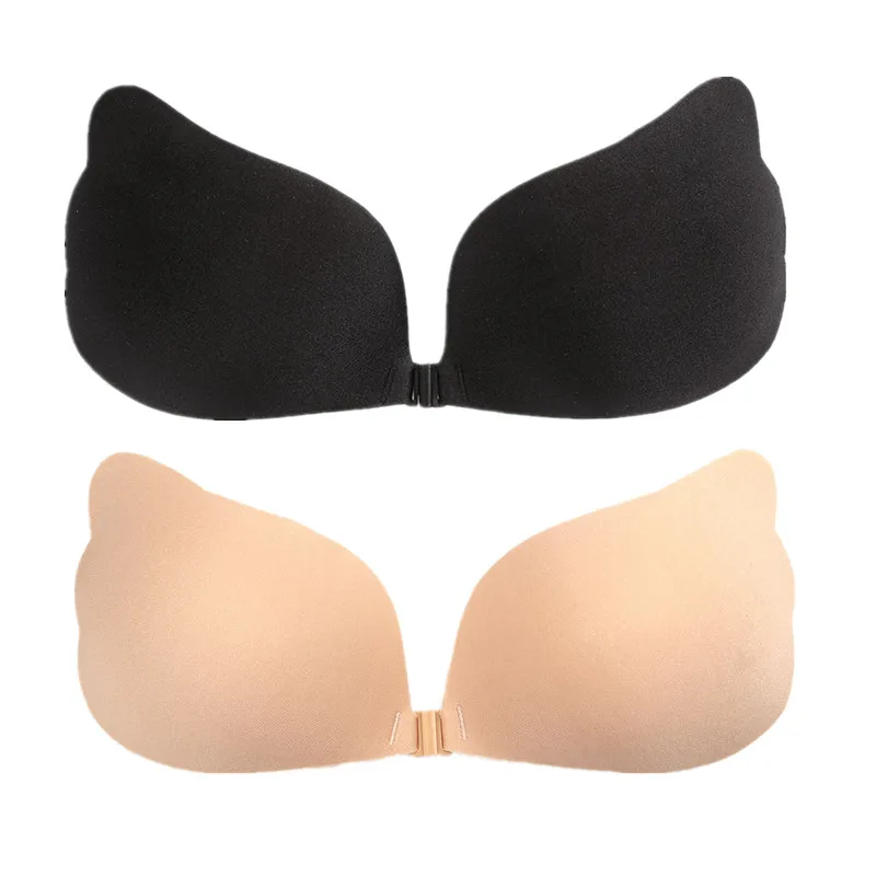 

Sexy Self Adhesive Invisible Push-up Breast Stickers Strapless Silicone Bra for Women's Backless dress