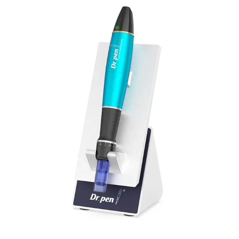

Derma Microneedle Dr. Pen Rechargeable Derma Pen Best, Blue and silver
