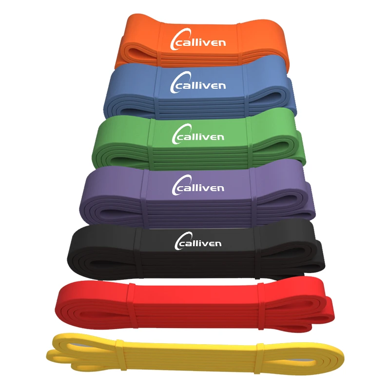 

Calliven Factory Wholesale TPE yoga resistance belt fitness hip durable Elastic strap, Custom color