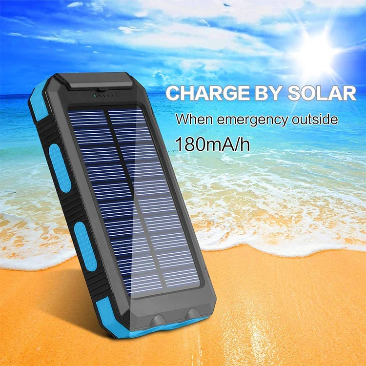 2020 Factory Solar Power Bank 8000mah Waterproof Solar Power Banks