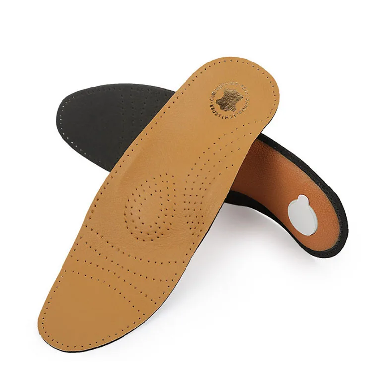 Perforated Cut Latex Arch Support Orthopedic Suede Sheepskin Leather Insole Buy Leather Insole