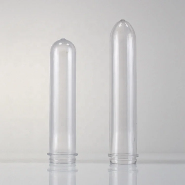 China wholesale buy customizable neck size 10.5g clear mould mold black special water bottle preform pet plastic