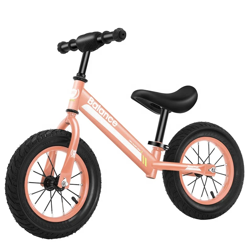 

2020 export hot style 12 inch cheap children walking bike 2-7 year old toy car baby foot exercise children's balance car, Red