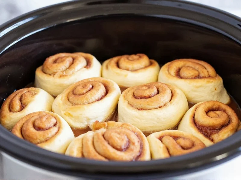 Crock Pot Cinnamon Rolls: Easy Slow Cooker Recipe Guide