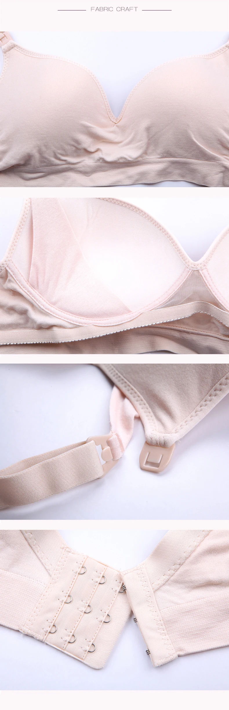 Manufacturer Pregnant Nursing Bra Breastfeeding Elastic Supportive