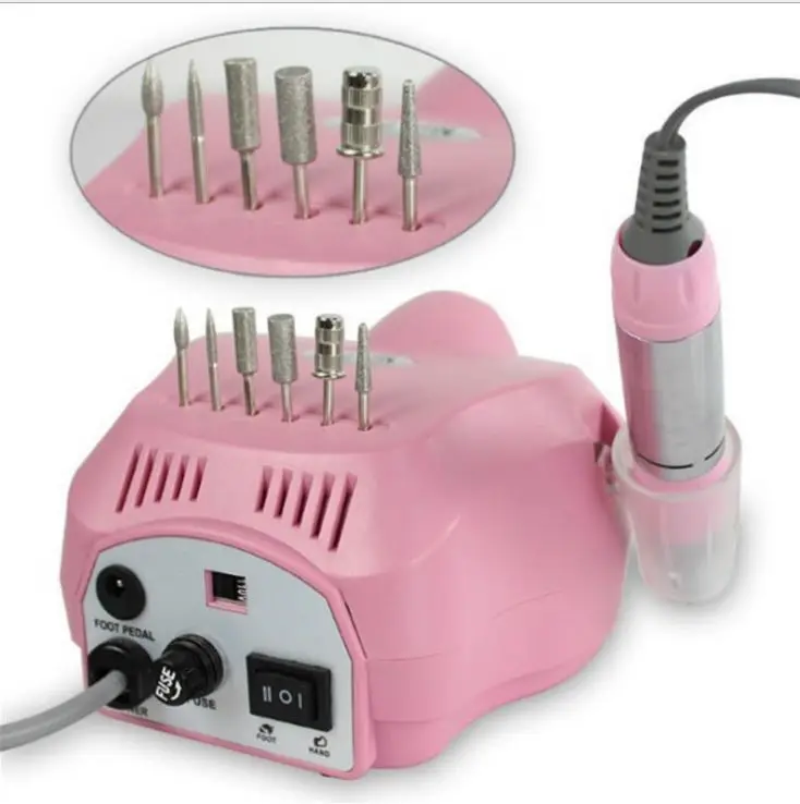 

Hot Sell Nail Drill Manicure Pedicure Electric Equipments, Pink