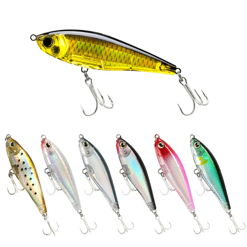 

2021new lure freshwater long-range Hard Plastic Pencil Lure Fishing Lure, 7 colors