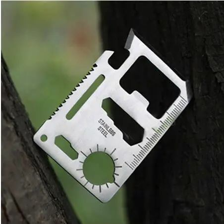 

Military Survival Tools Swiss Army Stainless Steel multi survival tool cards