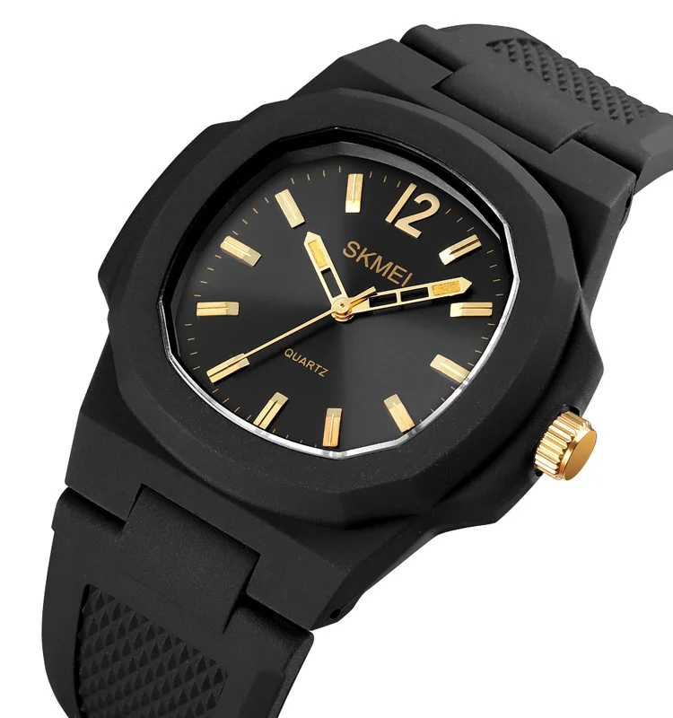 

japan movement quartz watches men silicone strap watch new design skmei 1717