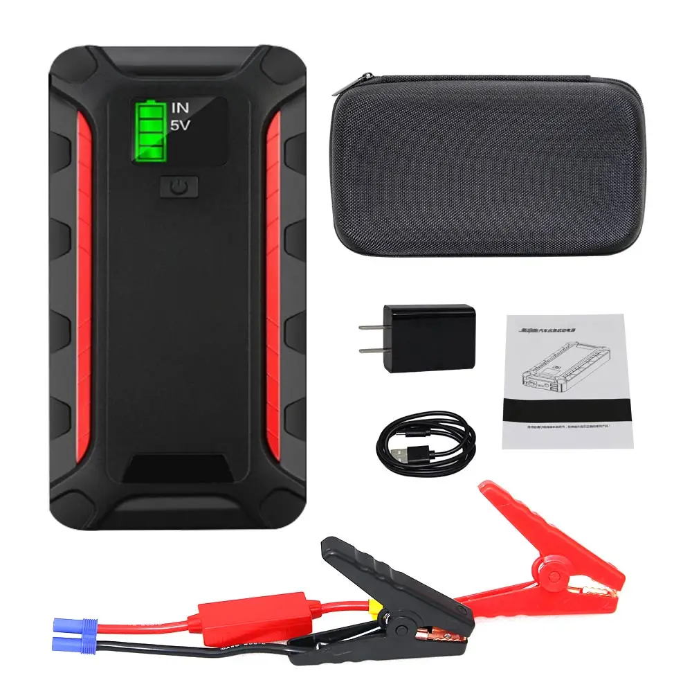 

Rechargeable Car Jump Booster Wireless Power Bank With Fast Charger USB Emergency Car Jump