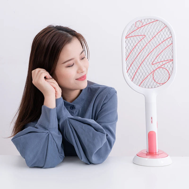 
Swatter Zapper Led Fly Killer Mesh Rechargeable Electronic Rechargeable Electric Mosquito Racket 