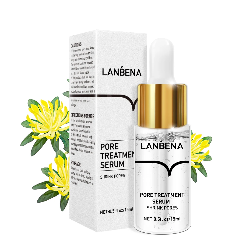 

LANBENA Shrink Pores Acne Treatment Essence Remover Nose Blackhead Skin Firming Moisturizing Face Serum