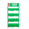 Wholesale metal 4 tier engine oil display rack floor sheet metal motor lubricating oil display rack