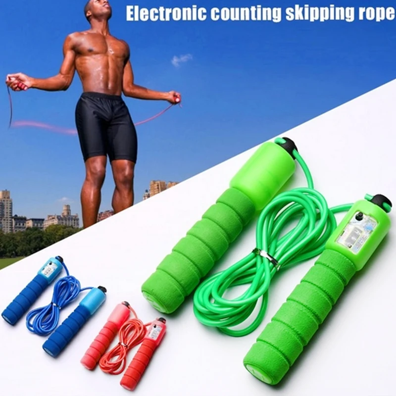 

Kid Adult Skipping Rope Exercise Jumping Game Activity Jump Ropes with Counter Sports Fitness equipment