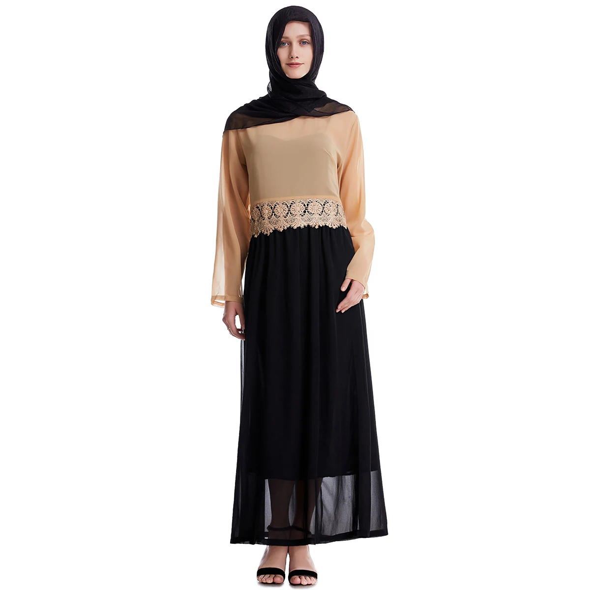 

Muslim lady Thobe Dresses Two-piece Suit Allure Modest Elegant African Design Abaya Baju Kebaya Kaftan Top and Skirt For Women