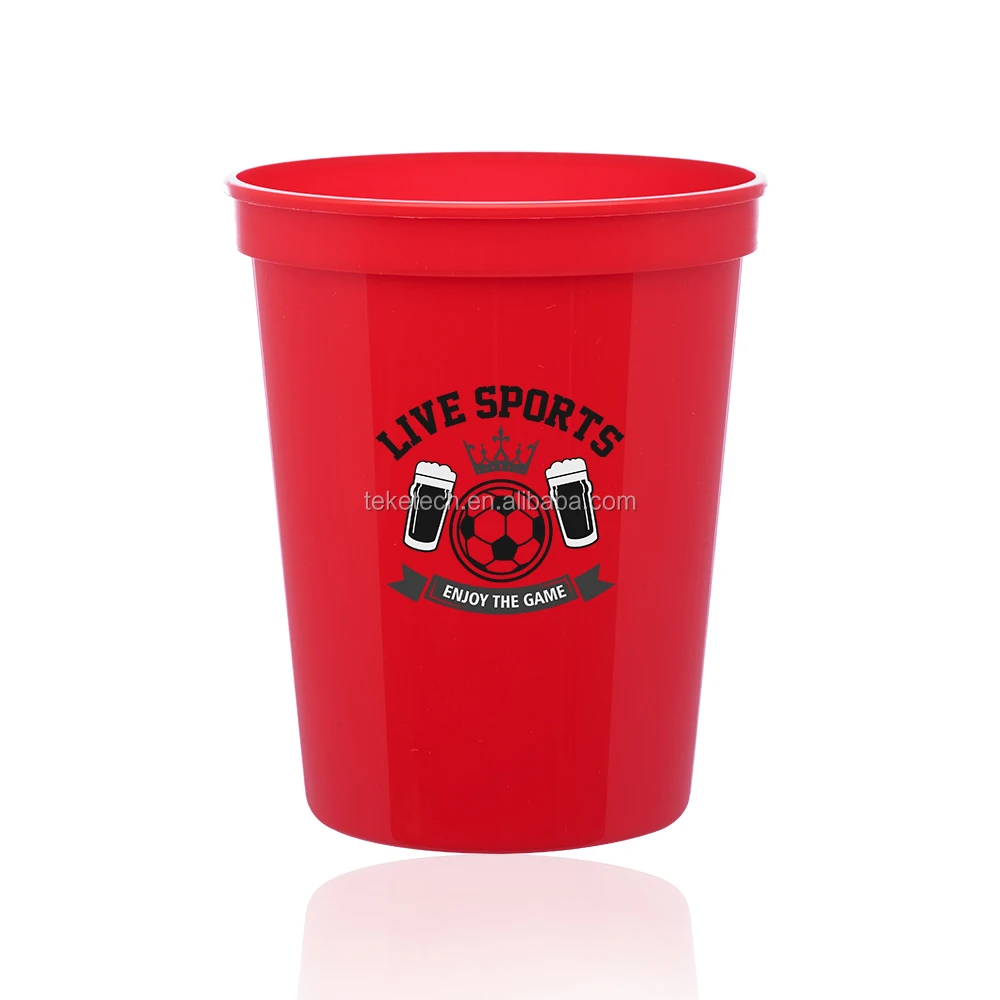 Red Stadium Cups Custom Food Grade Green Black White Large Orange