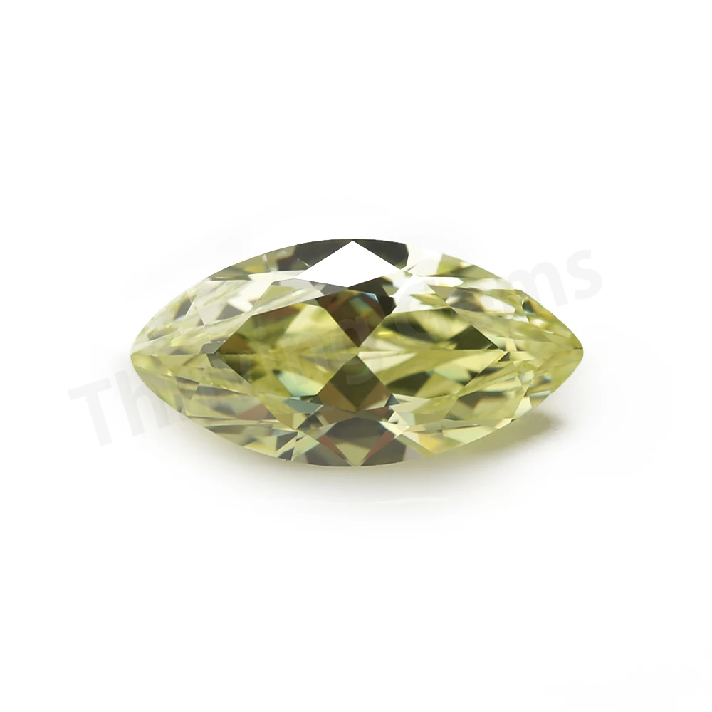 

Thriving Gems Lab Create AAAAA Stone Marquise Shape Cubic Zirconia Loose Gemstone