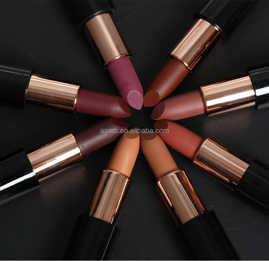 

vegan cruelty of free small moq rebrand magnetic lipstick black square tube private label custom cosmetic matte lipstick