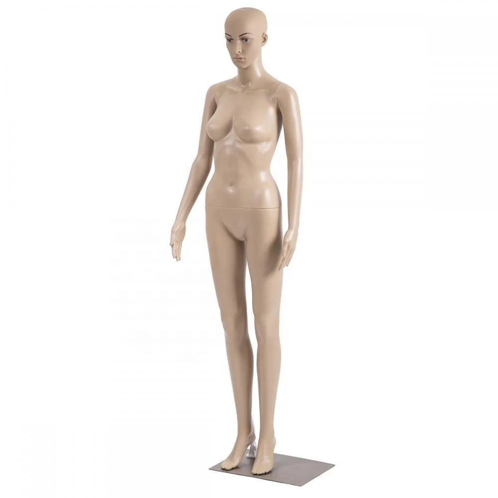 

High Quality Cheap Female Full Body Realistic Plastic Mannequin Display for sale, Skin/black/white