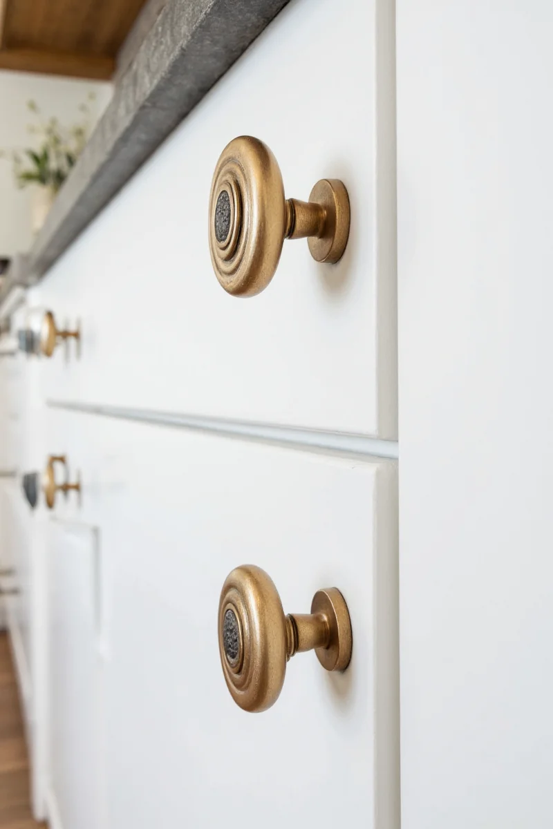 Ceramic Dot Cabinet Knob
