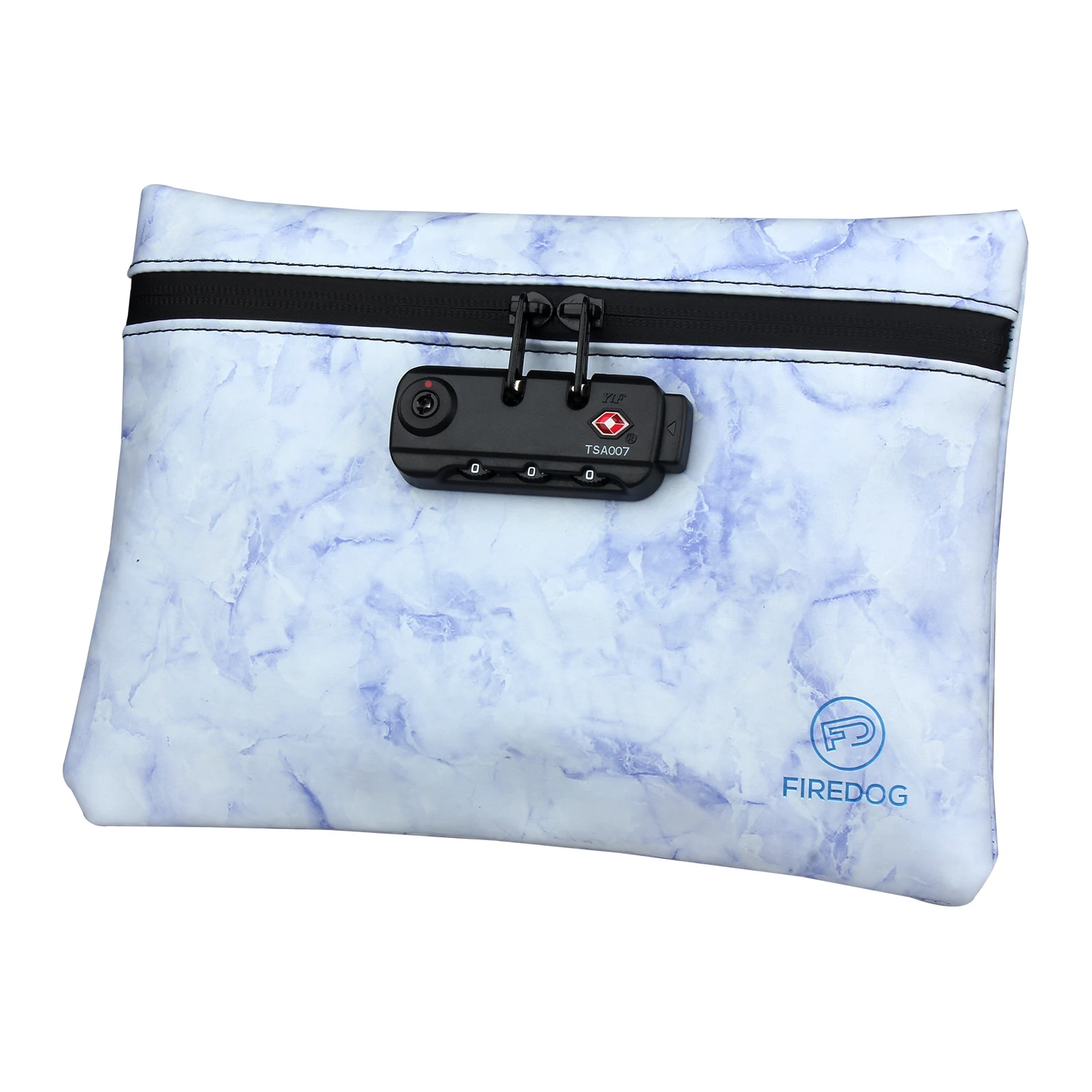 

FIREDOG Smoking Storage Weed Herb PU Smell Proof Bag with Combination Lock