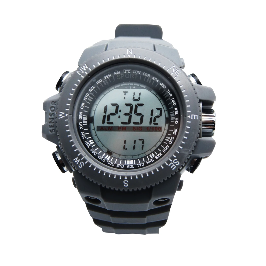 新款数字防水运动军用手表男士手表