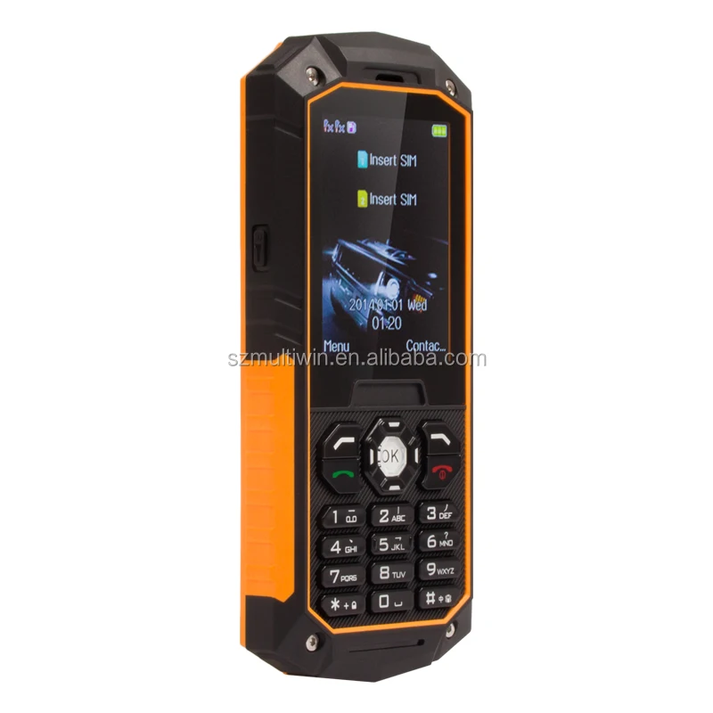 2.4 Inch Big Battery Ip68 Waterproof Rugged Handy Keypad With Powerful