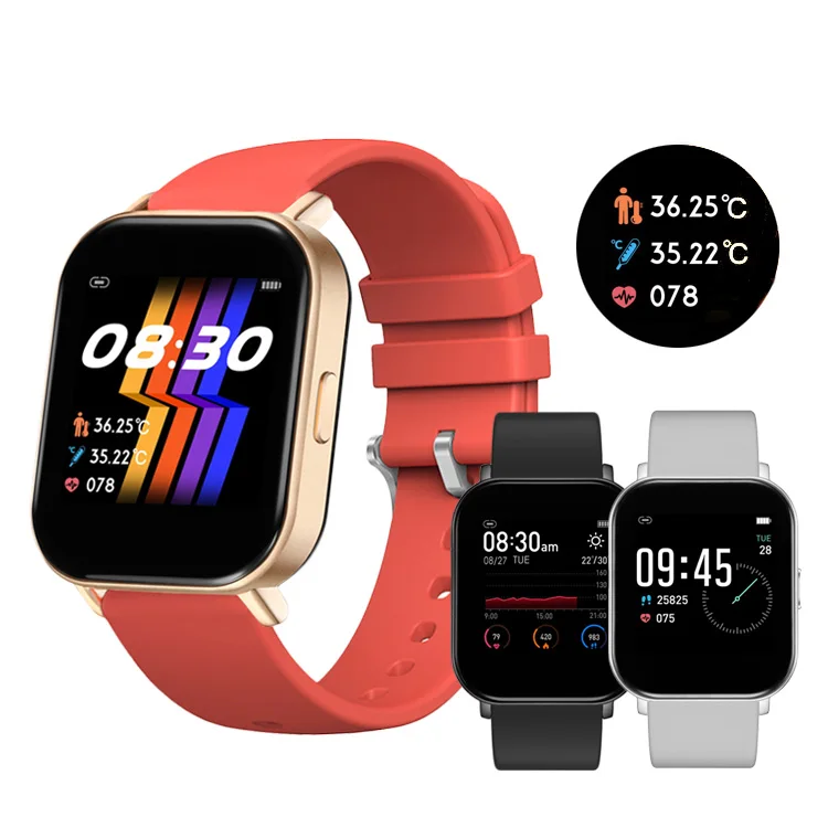 

2020 new arrival sport fitness wristband R66 smart heart rate body temperature monitoring intelligent bracelets