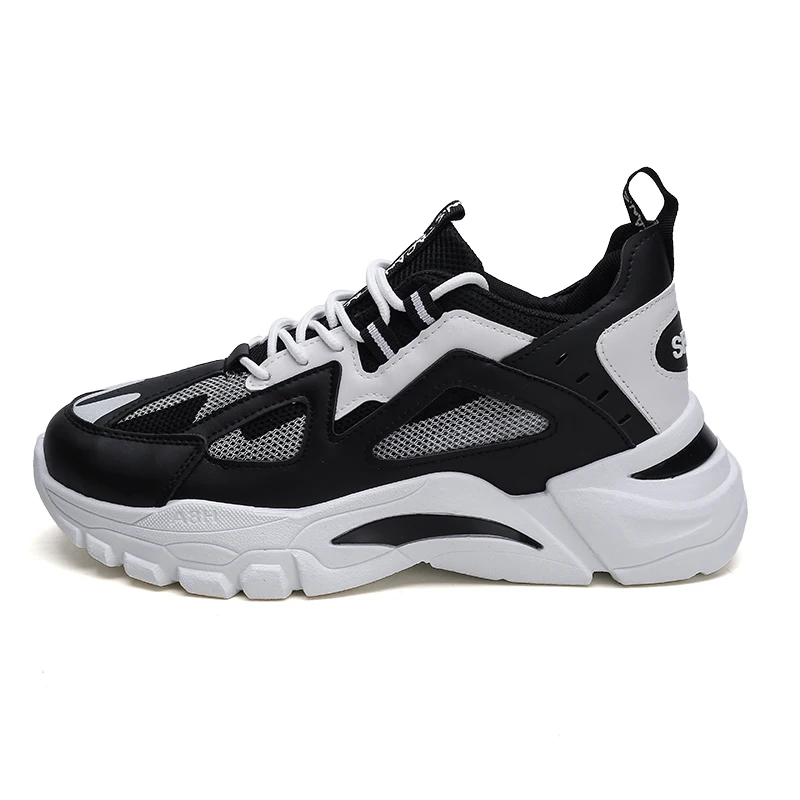 

2020 Hot Sale Men Fashion Casual Sneakers Pu Leather Walking Shoes, 3 color