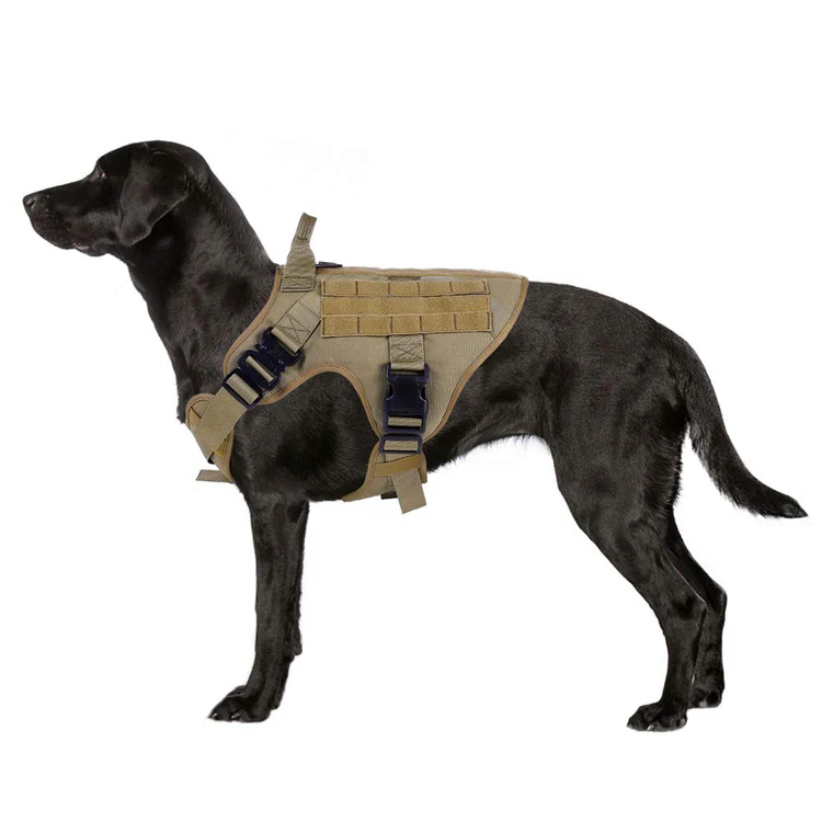 High Quality Military Dog Products K9 Service Dog Harness , Durable Tactical Dog Training Vest