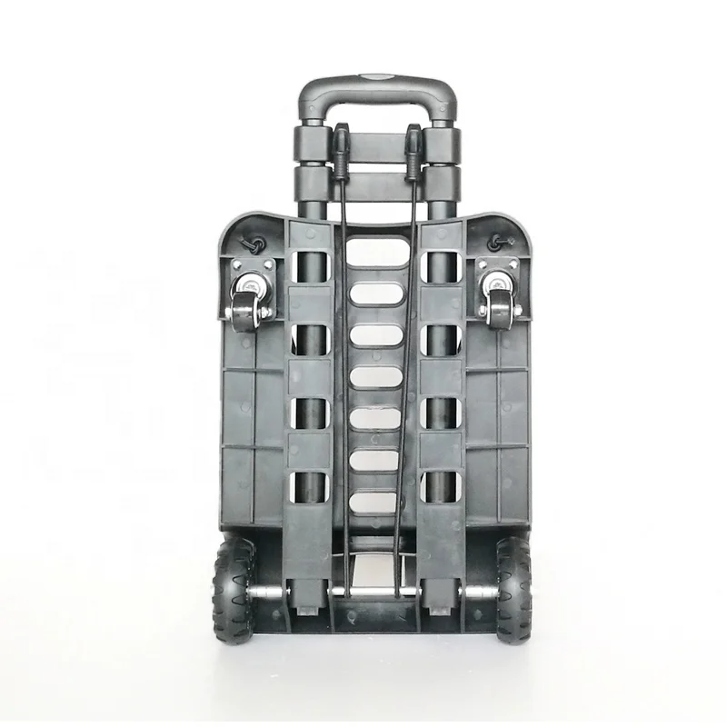 
Mini steel collapsible telescopic handle folding portable lightweight compact shopping retractable luggage hand trolley cart 