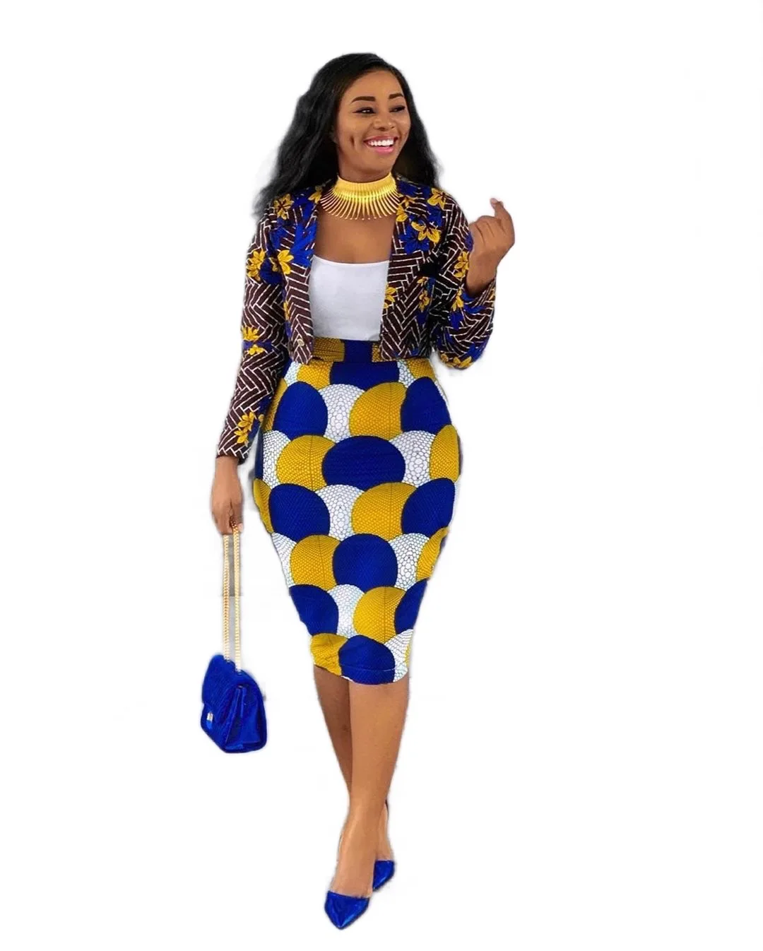 

European and American Fashion Women Suit Dress Work-Uniform Two-Piece-Set Business Drees