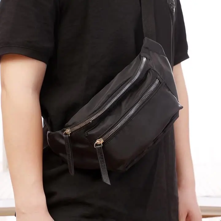 

All-match Casual Simple Trend Fanny Pack Waist Bag Waterproof Small Crossbody Chest Bag Nylon