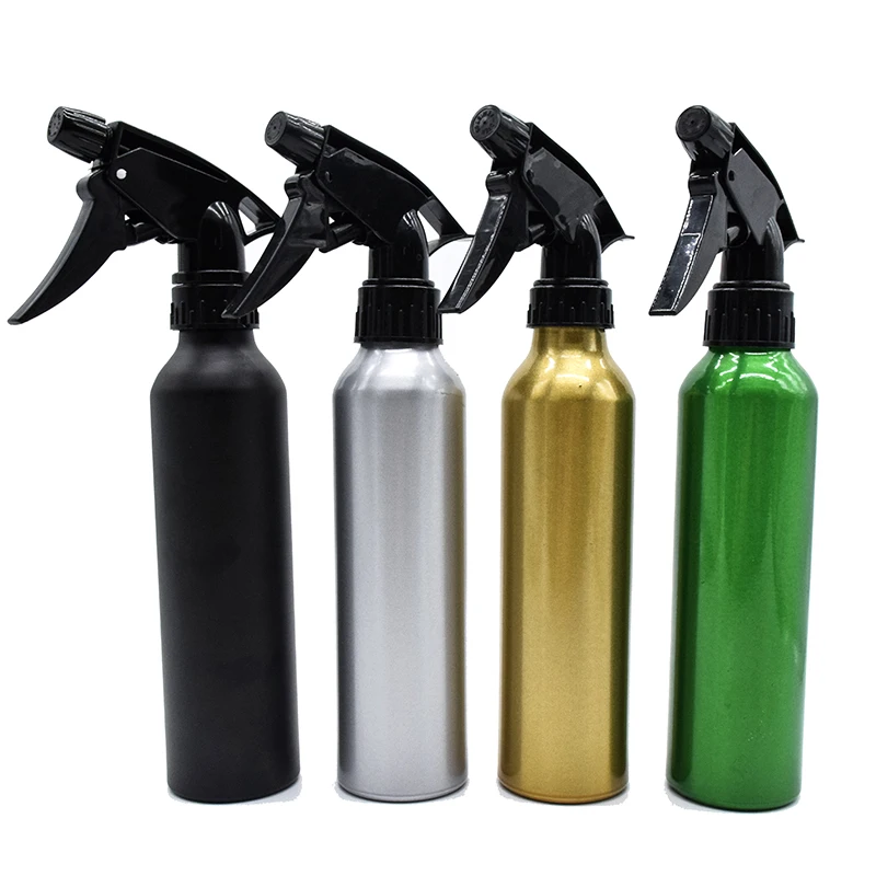 

300ML Aluminum alloy material Nozzle Spray Hair Bottle Salon Barber Hair Bottle Tools Hairdressing Watering Can