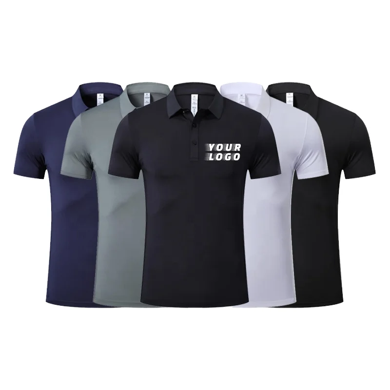 Wholesale Stylish Street Fashion for POLO Shirts Comfortable 100% Pure Cotton Solid Custom Logos Best-Selling INS