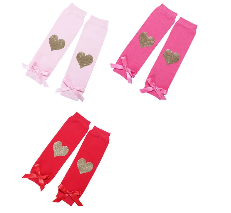 
high quality cute cotton leg warmer for baby wholesale girls pink leg warmer 