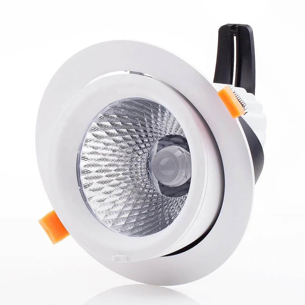

IP33 embedded adjustable large size 6 inch 25w COB led Downlight