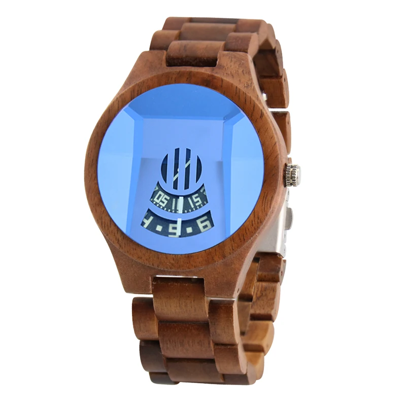 

SOPEWOD Customized Creative Design Dial Wrist Watch Miyota Private Label Wooden Watch, Natural wood color