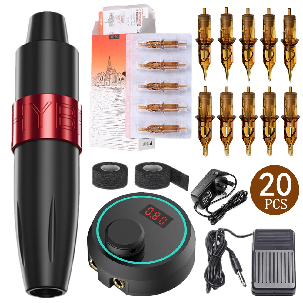 

Eyebrow Tattoo Gun Pen Tattoo Machine Kit For 3D Body Tattoo Art Beauty