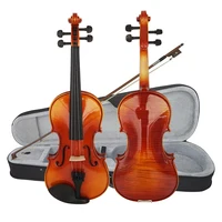 

Custom Sinomusik high grade red brown solid wood professional violin