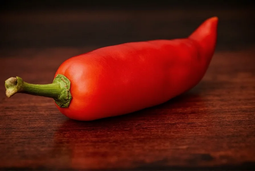 Ghost Chili Pflanze mit reifen Früchten