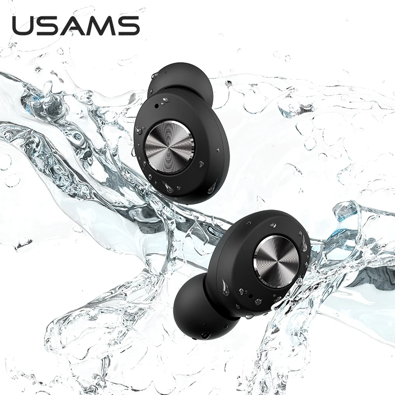 

USAMS Waterproof Mini Ear TWS True IPX6 Stereo earphone Wireless Earbuds Headphone Tws