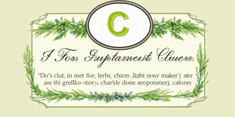 C is for Culinary Charm: A Comical Compendium of Herbs Beginning With C