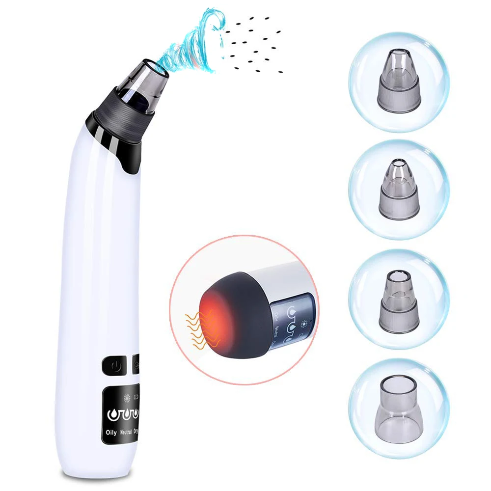 

Wholesale Factory Suppliers Private Label Portable Rechargeable Electric Pore Cleaner Face Facial Blackhead Remover Vacuum